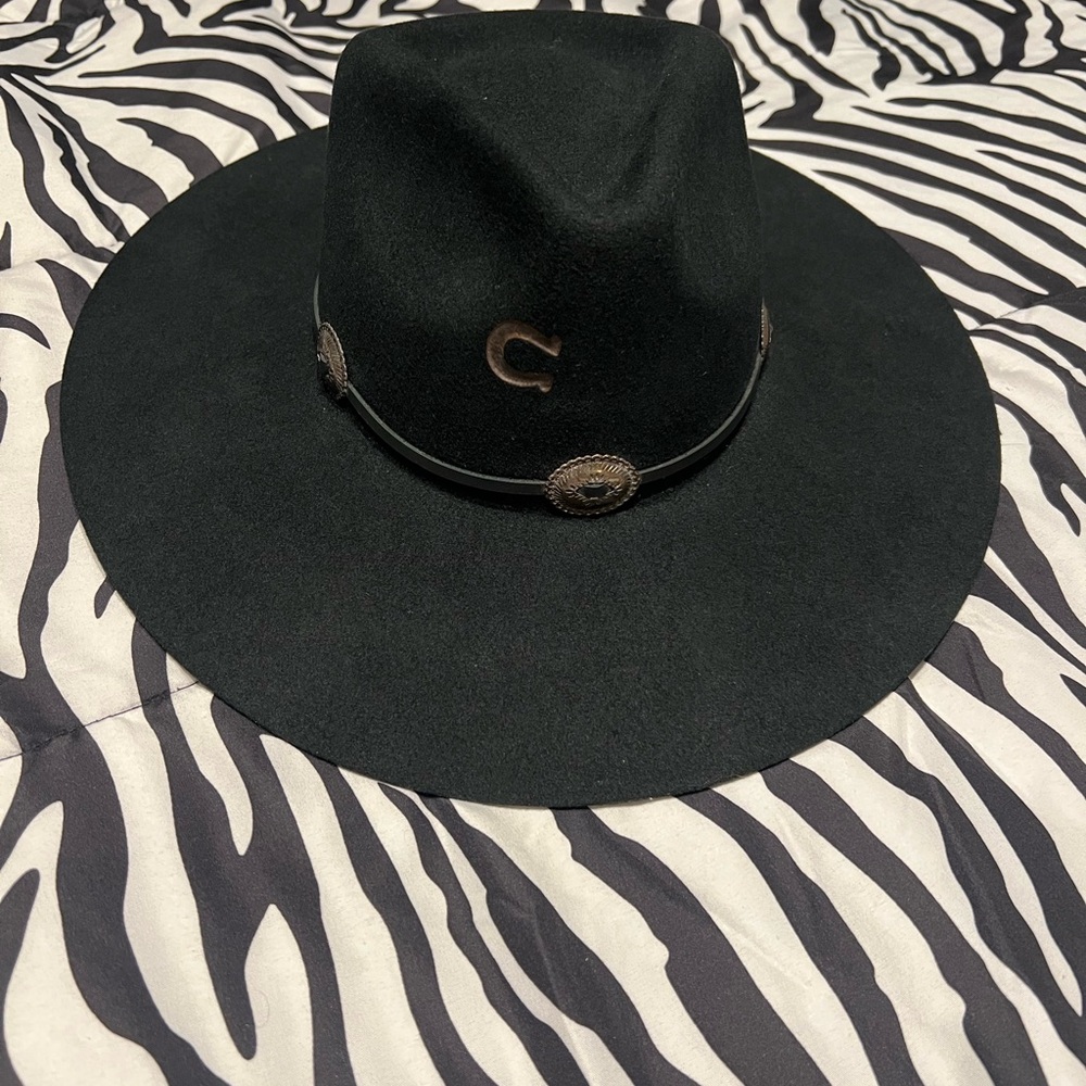 Black Charlie horse hat